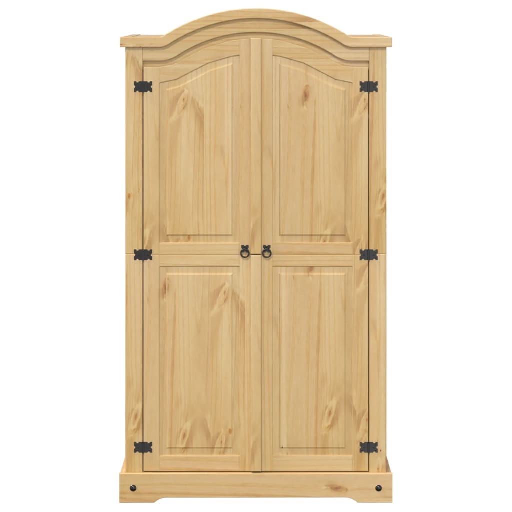 vidaXL Wardrobe Corona 102x52x186 cm Solid Wood Pine