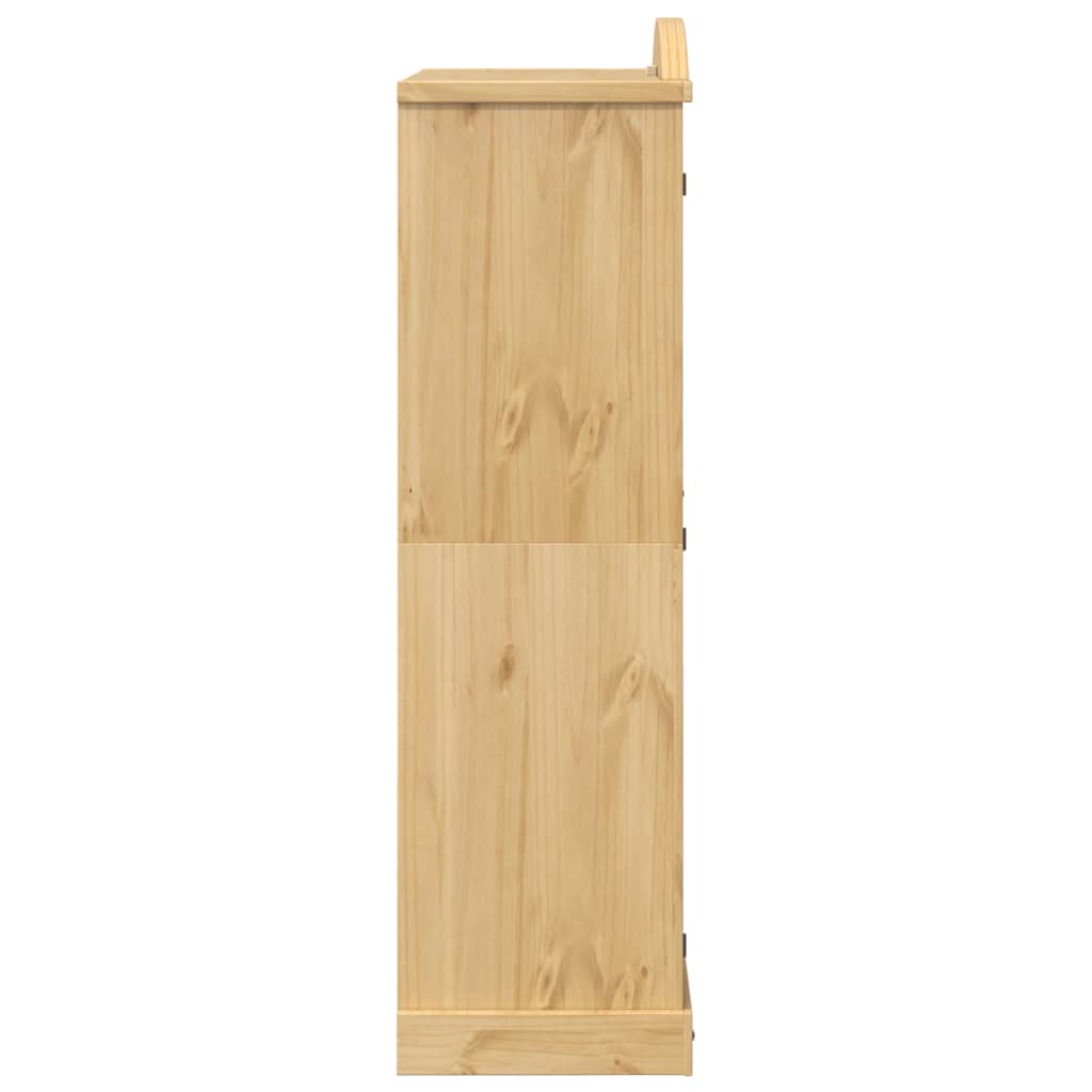 vidaXL Wardrobe Corona 102x52x186 cm Solid Wood Pine