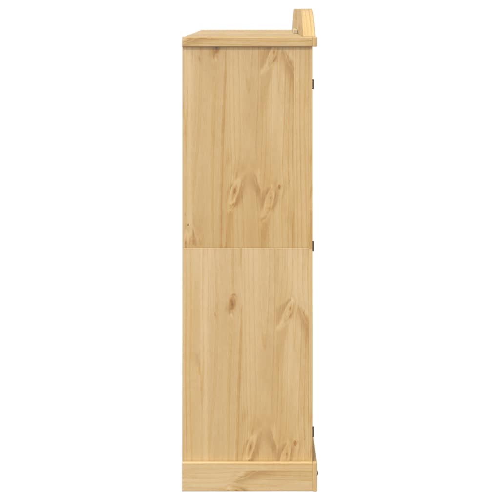 vidaXL Wardrobe Corona 194x52x186 cm Solid Wood Pine