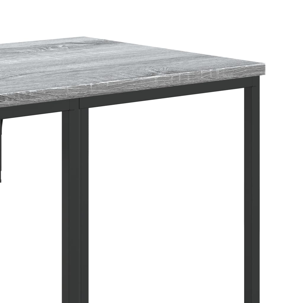 Clothes Rack with Shelves Grey Sonoma Engineered Wood