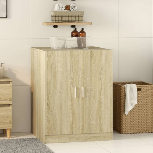 vidaXL Washing Machine Cabinet Sonoma Oak 70.5x71.5x91.5 cm