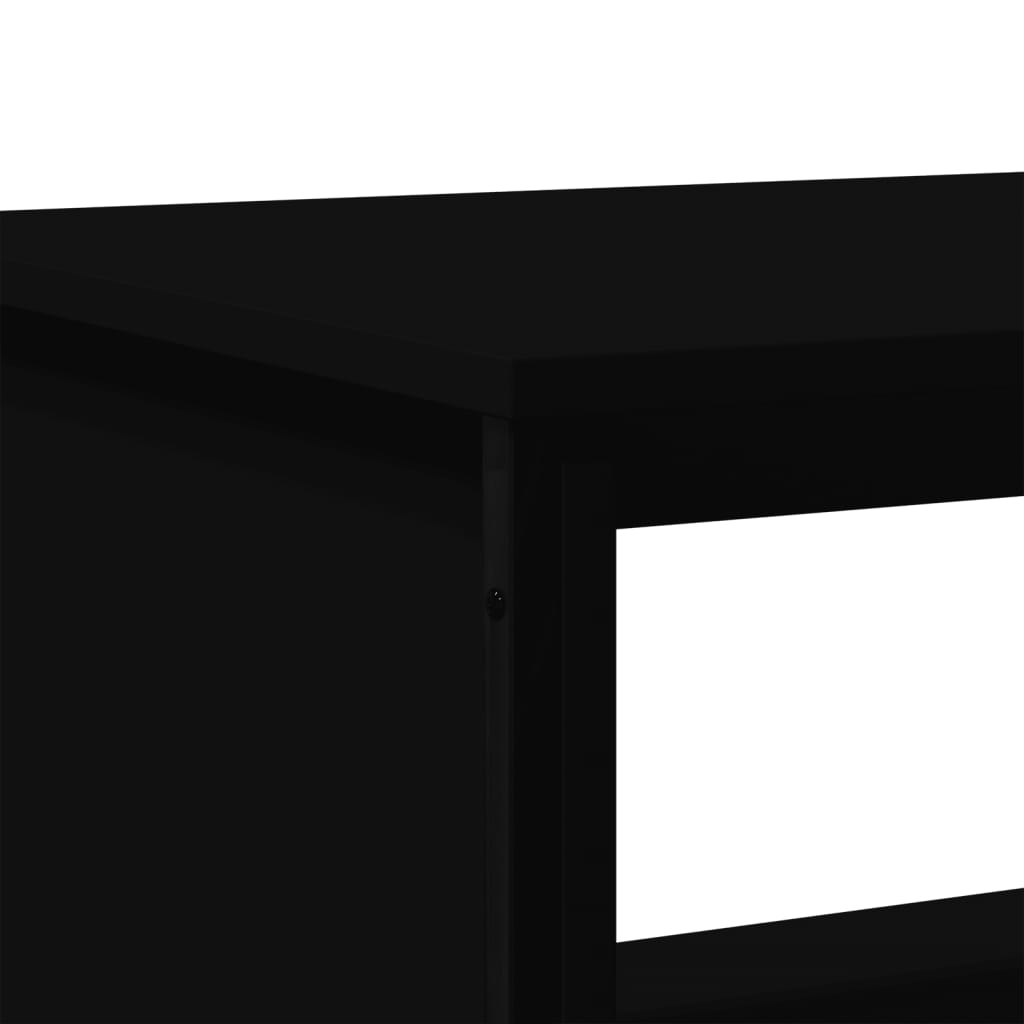 vidaXL Coffee Table Black 100x51x40 cm Engineered Wood