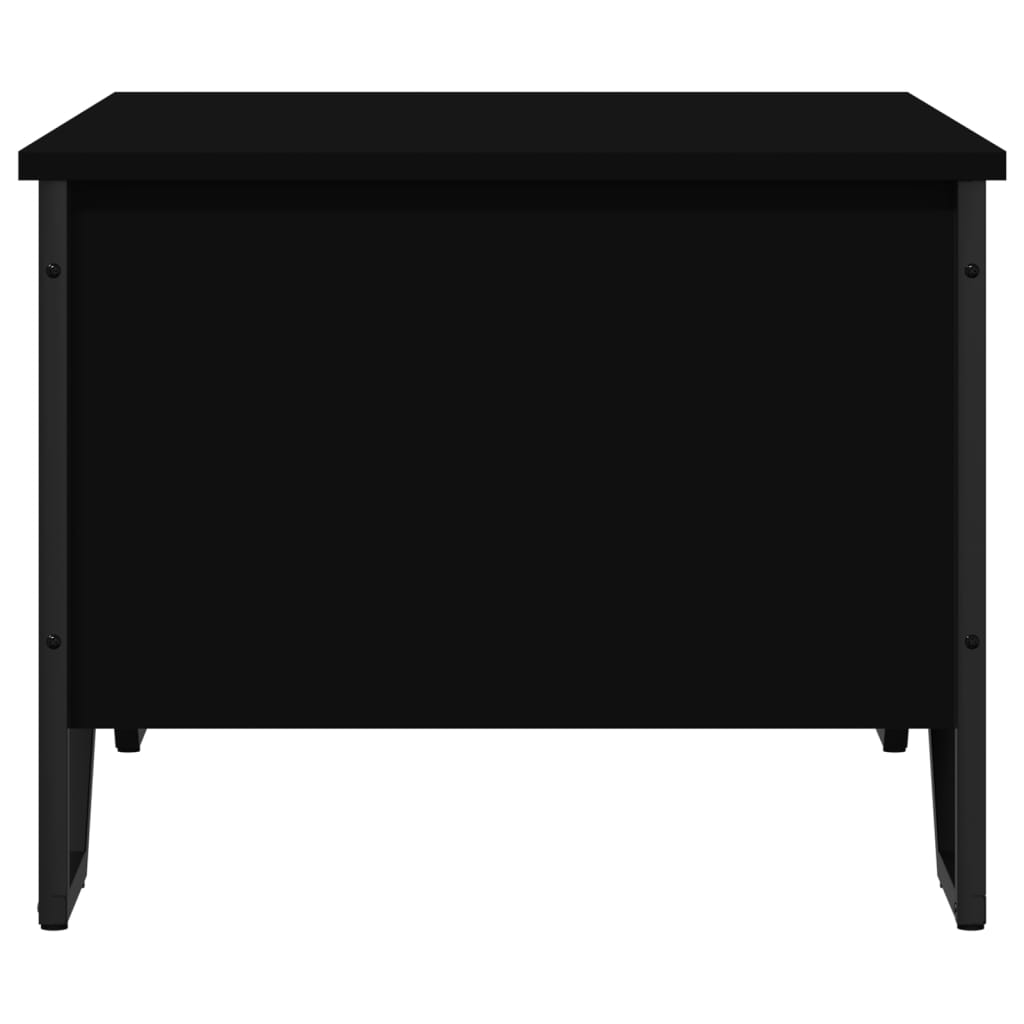 Coffee Table Black 75x51x40 cm Engineered Wood