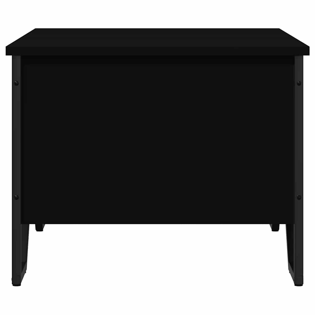 Coffee Table Black 75x51x40 cm Engineered Wood