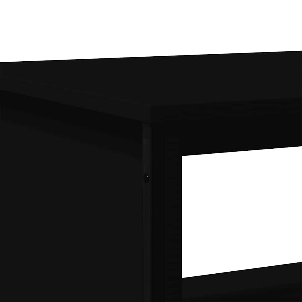 Coffee Table Black 75x51x40 cm Engineered Wood