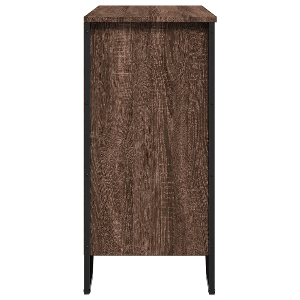 vidaXL Sideboard Brown Oak 78x35.5x74.5 cm Engineered Wood