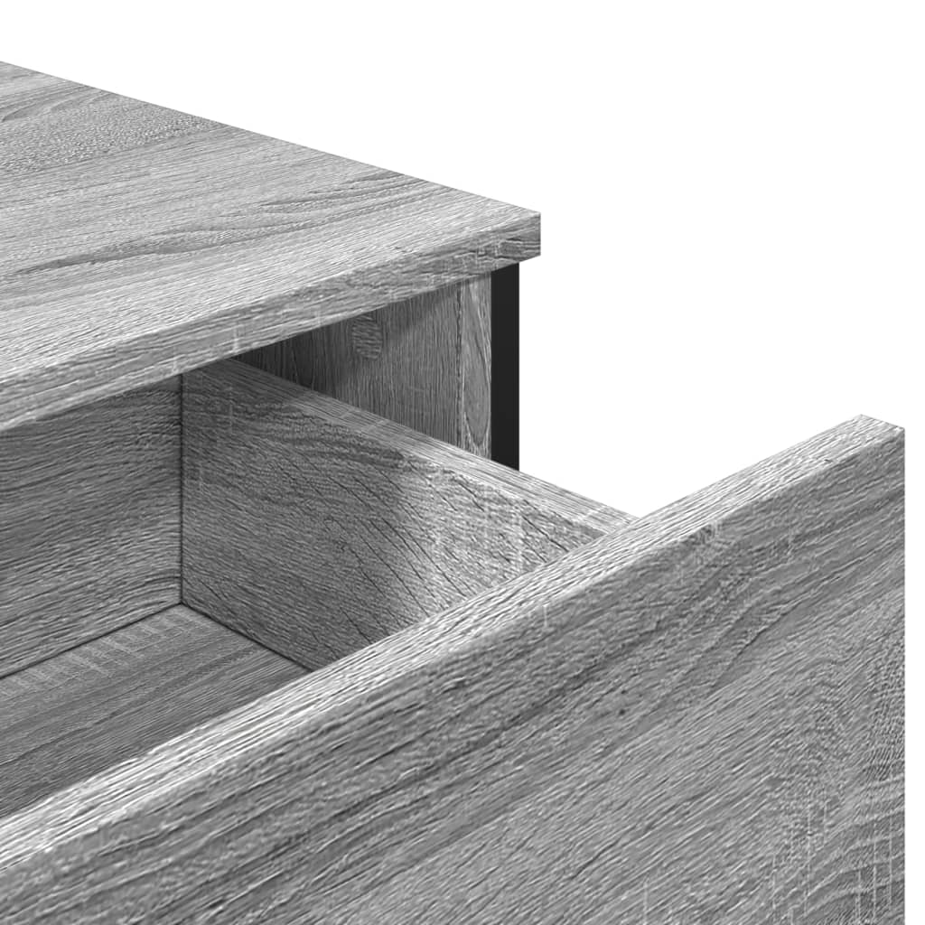 Sideboard Grey Sonoma 79.5x35.5x74.5 cm Engineered Wood