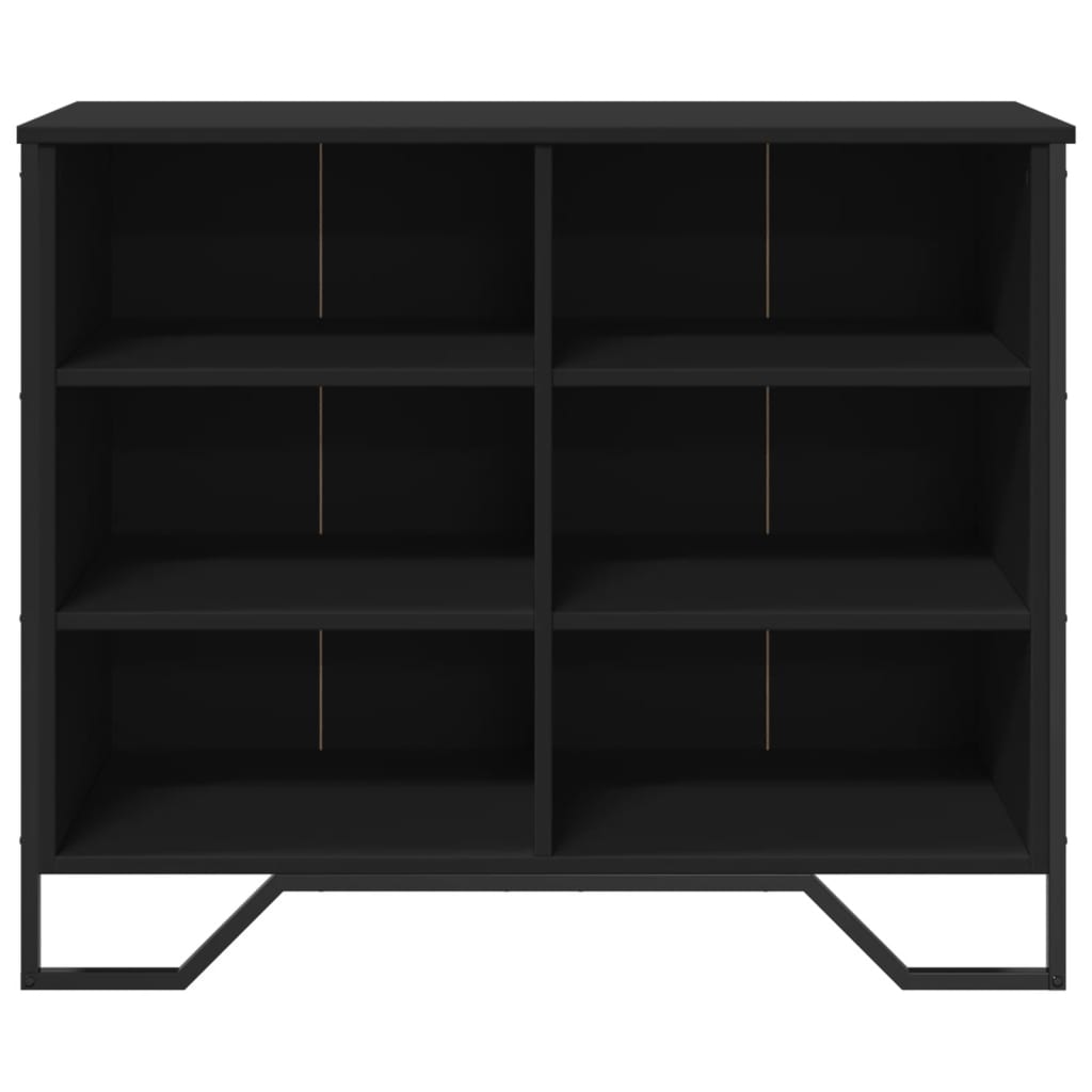 Sideboard Black 91x35.5x74.5 cm Engineered Wood