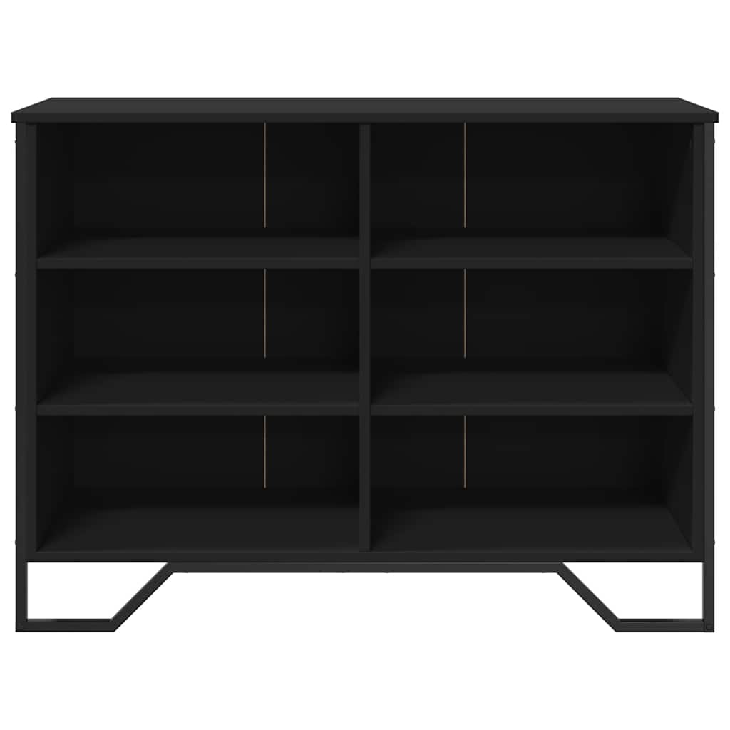 Sideboard Black 101x35.5x74.5 cm Engineered Wood