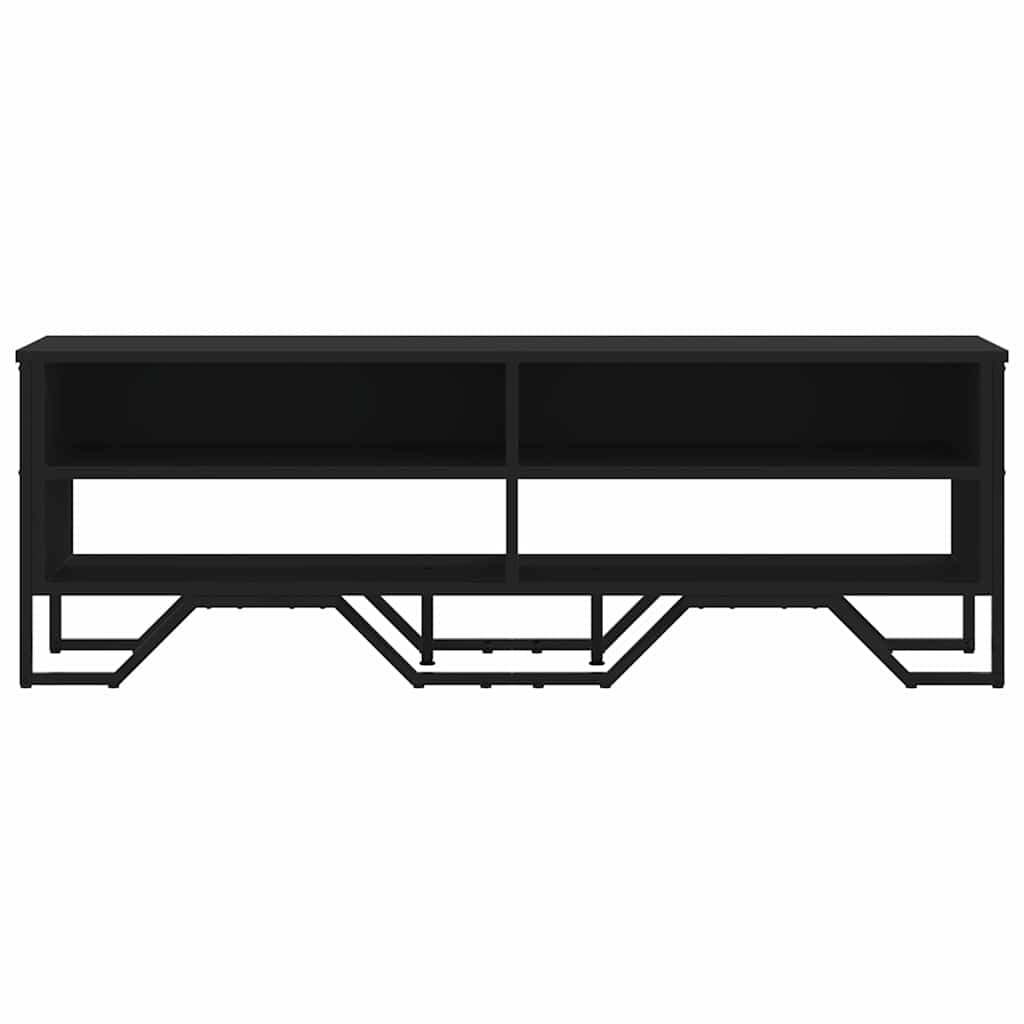 TV Cabinet Black 122x34x41 cm Engineered Wood