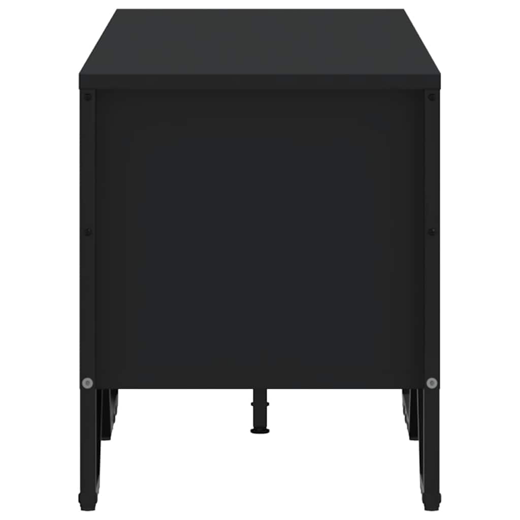 TV Cabinet Black 122x34x41 cm Engineered Wood