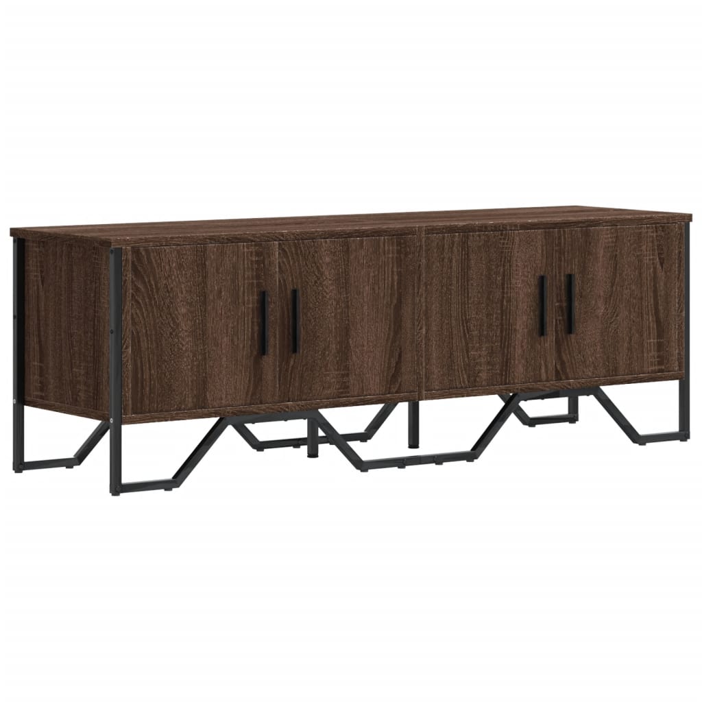 vidaXL TV Cabinet Brown Oak 122x34x41 cm Engineered Wood