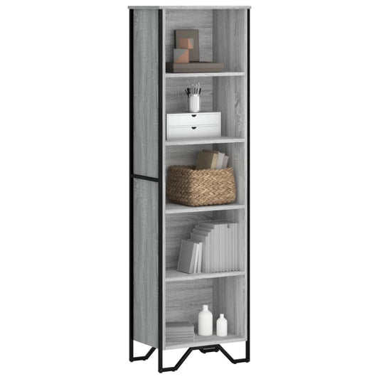 Bookcase Grey Sonoma 50x31x169 cm Engineered Wood