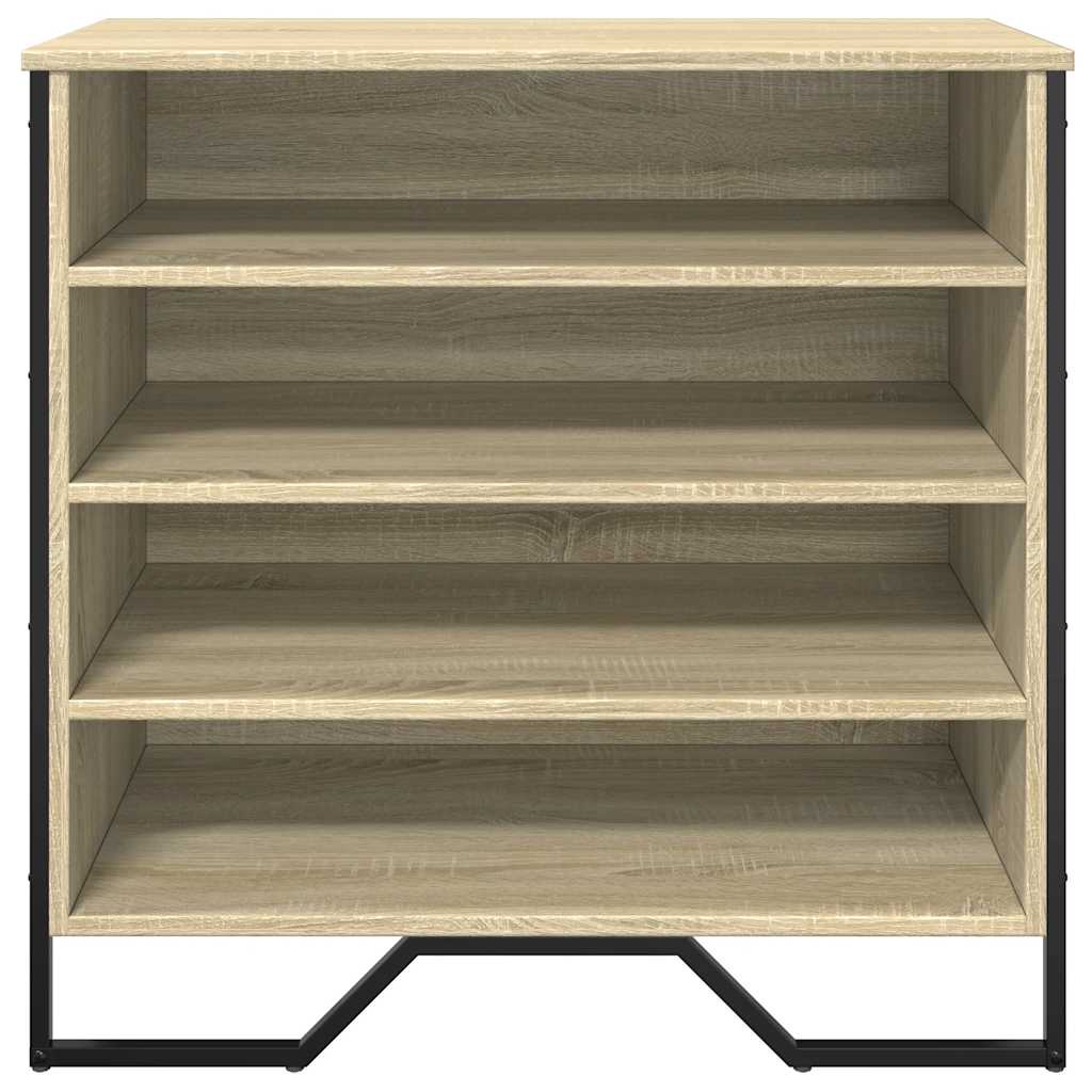 Shoe Cabinet Sonoma Oak 80x38x78 cm Engineered Wood