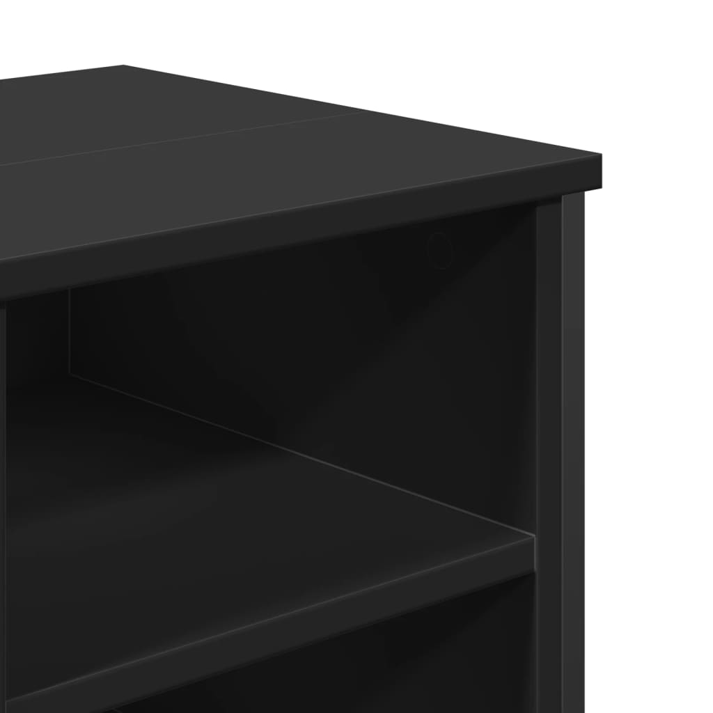Bathroom Sink Cabinet Black 91x35x60 cm Engineered Wood