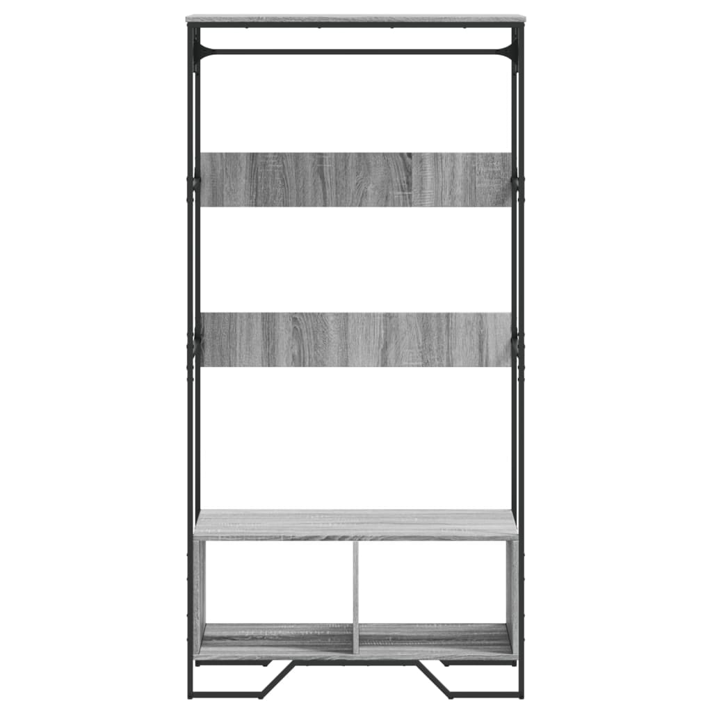 vidaXL Wardrobe Grey Sonoma 90x50x180 cm Engineered Wood