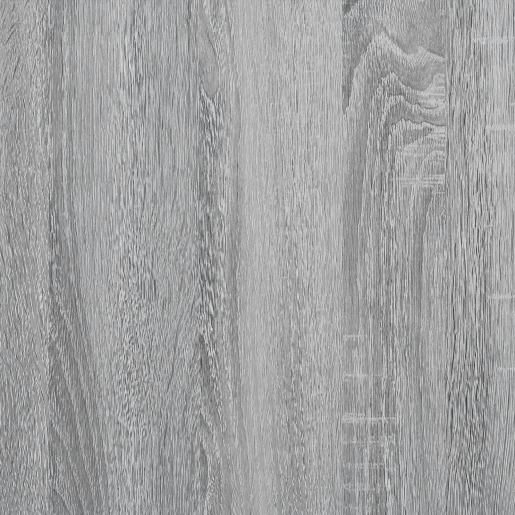 vidaXL Wardrobe Grey Sonoma 90x50x180 cm Engineered Wood