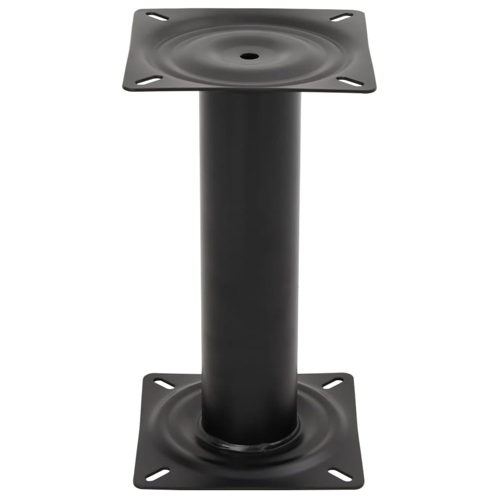 vidaXL Boat Seat Pedestal Black 33 cm Steel