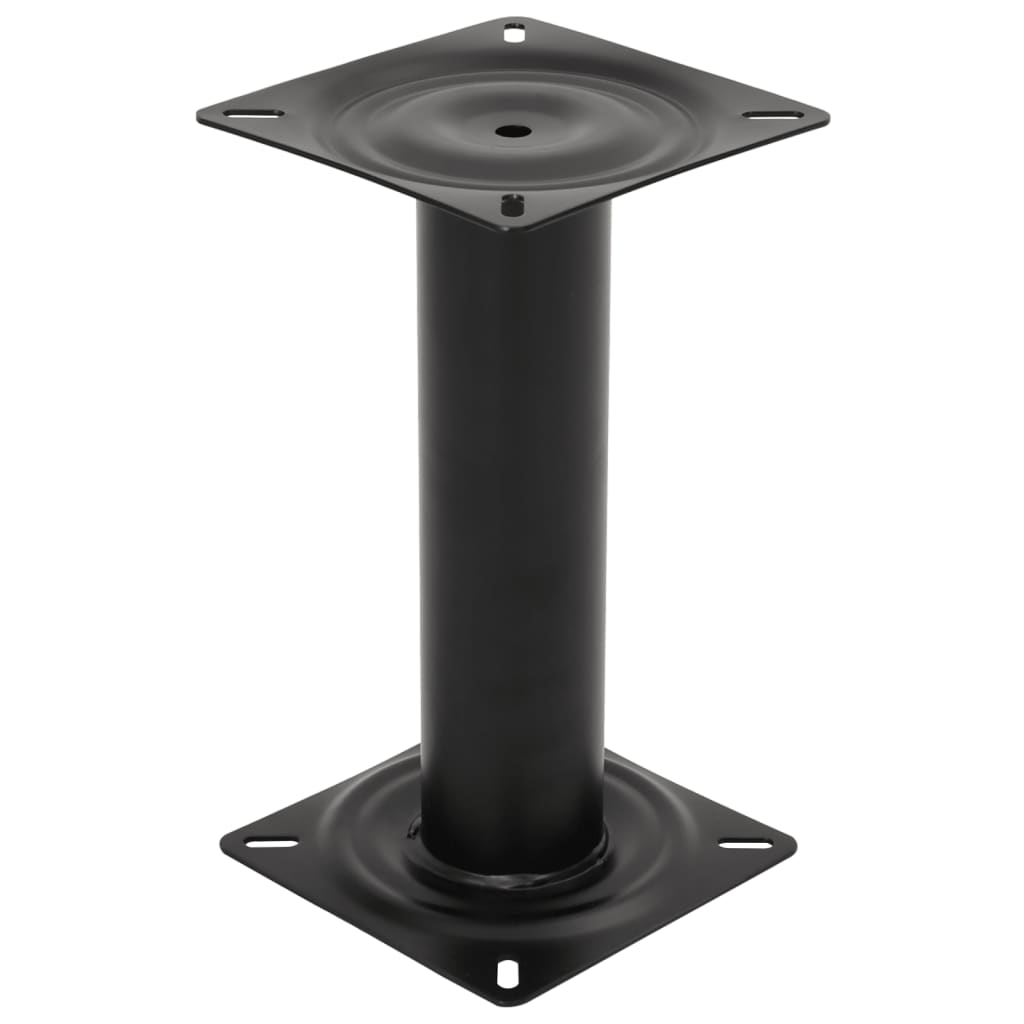 vidaXL Boat Seat Pedestal Black 33 cm Steel