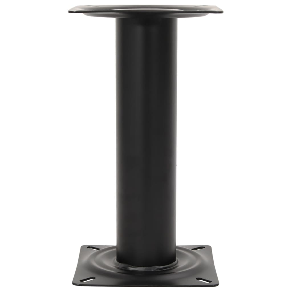 vidaXL Boat Seat Pedestal Black 33 cm Steel