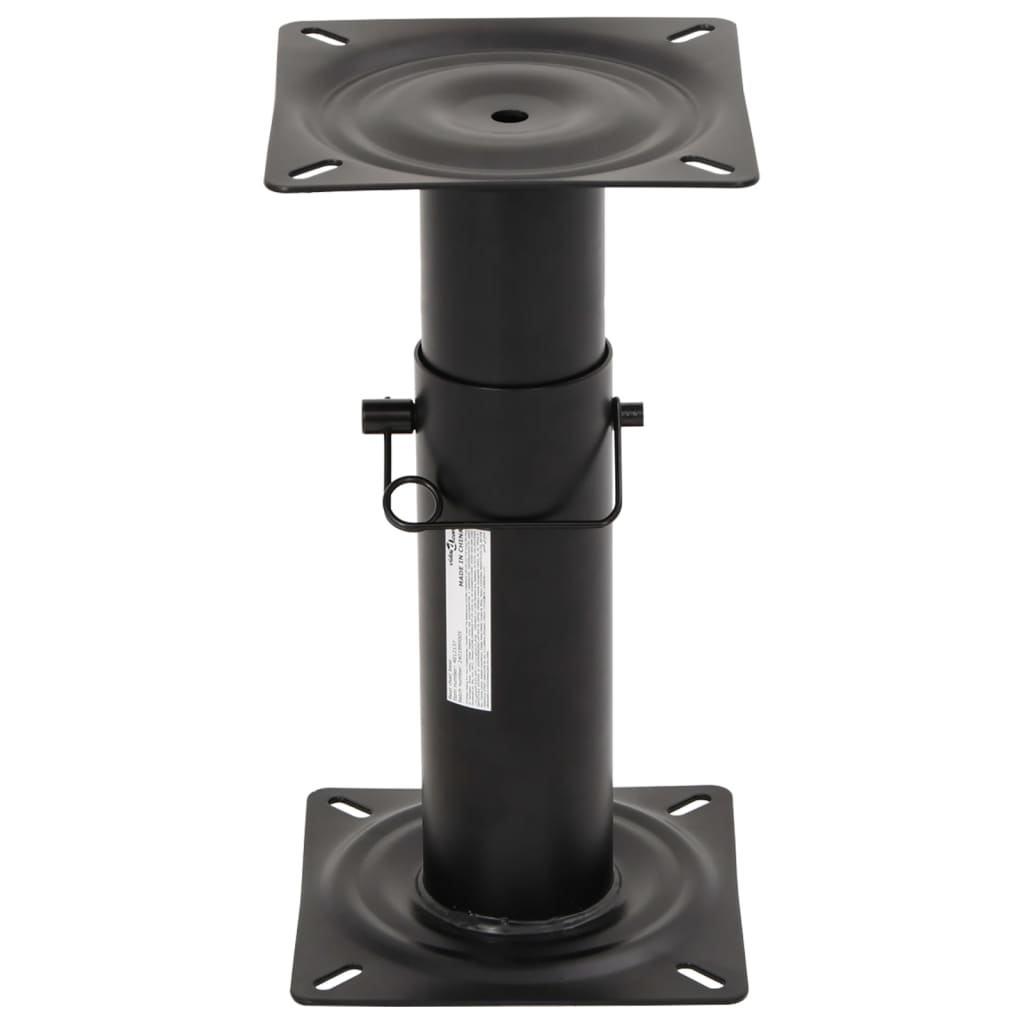 vidaXL Boat Seat Pedestal Adjustable 28-45.5 cm Steel