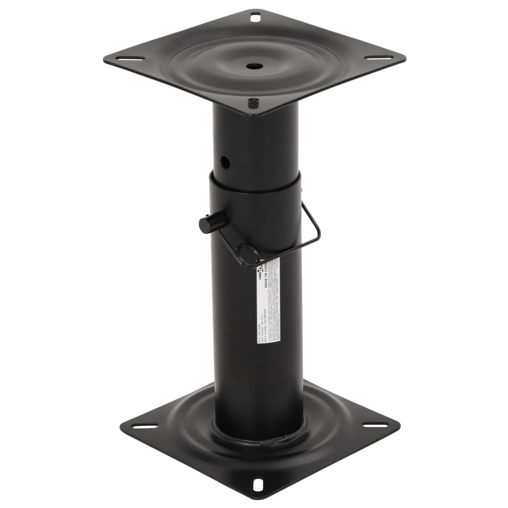 vidaXL Boat Seat Pedestal Adjustable 28-45.5 cm Steel