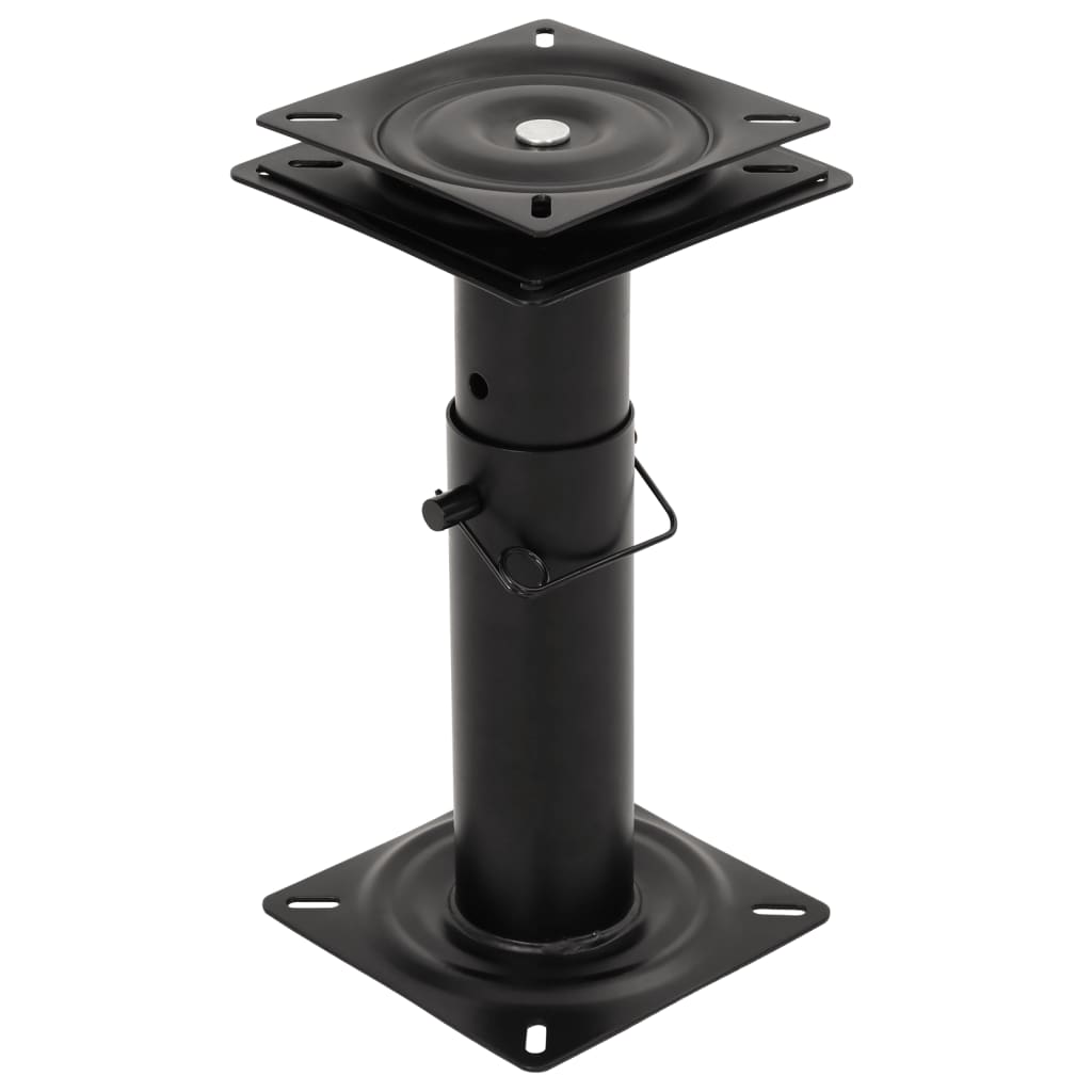Boat Seat Pedestal with 360° Seat Swivel Adjustable Steel