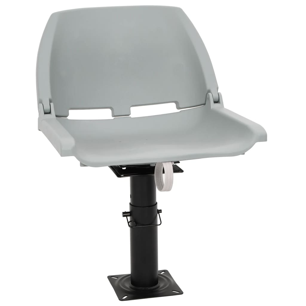 Boat Seat with Pedestal Height Adjustable 360° Rotatable