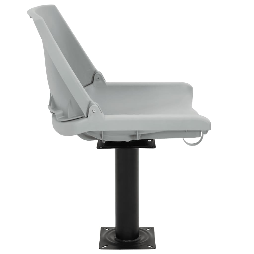 Boat Seats 2 pcs with Pedestal 360° Rotatable