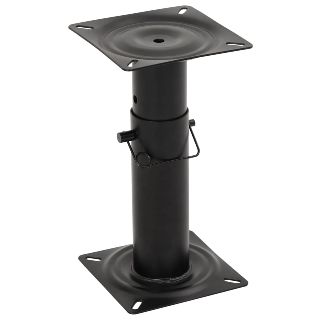 Boat Seats 2 pcs with Pedestal Height Adjustable 360° Rotatable