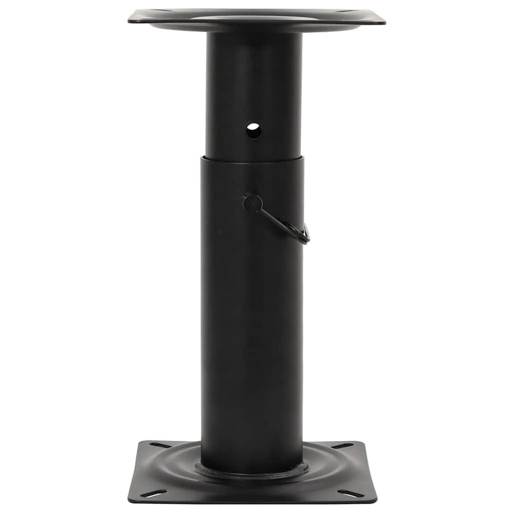 Boat Seats 2 pcs with Pedestal Height Adjustable 360° Rotatable