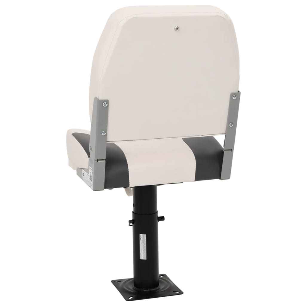 Boat Seat with Pedestal Height Adjustable 360° Rotatable