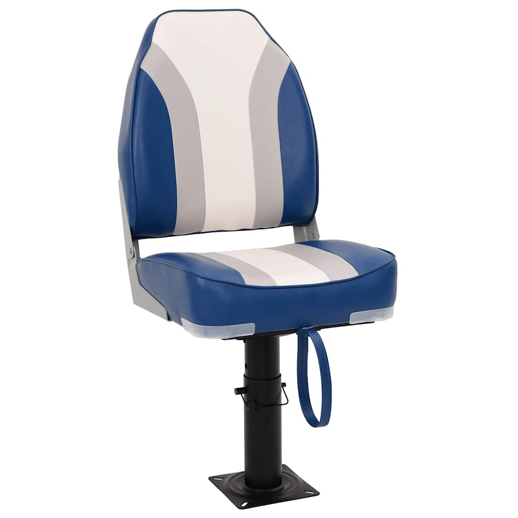 Boat Seat with Pedestal Height Adjustable 360° Rotatable