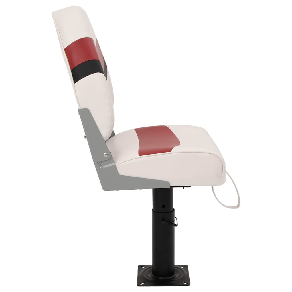 Boat Seat with Pedestal Height Adjustable 360° Rotatable