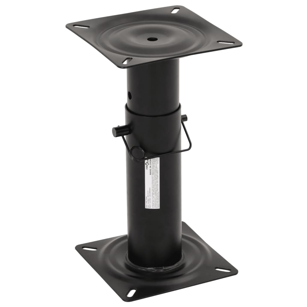 Boat Seats 2 pcs with Pedestal Height Adjustable 360° Rotatable