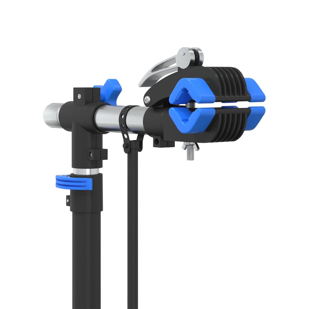 Bike Repair Stand Foldable Adjustable 108-188 cm Blue Steel