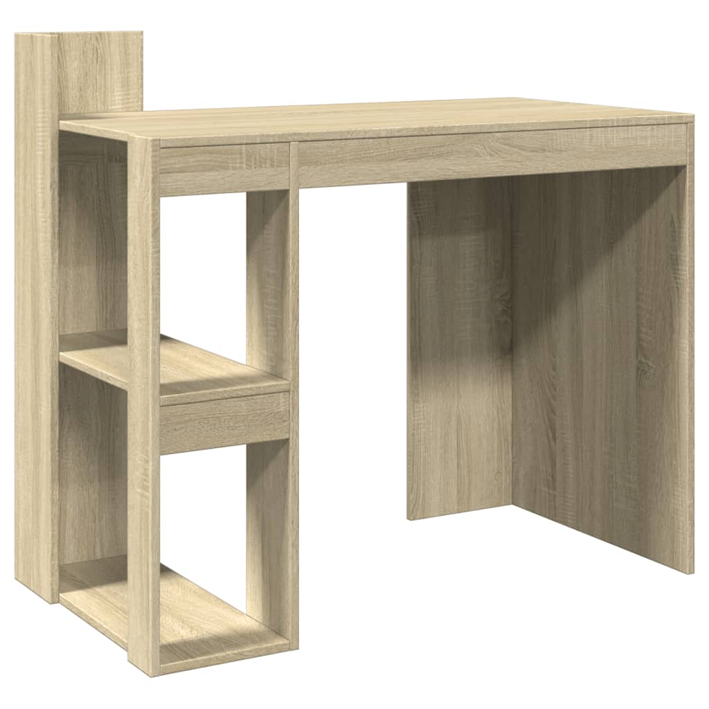 vidaXL Office Desk Sonoma Oak 103.5x56.5x94 cm Engineered Wood