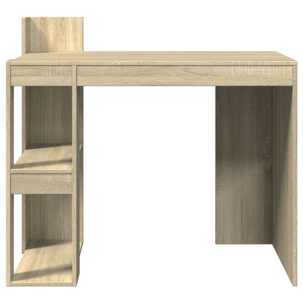 vidaXL Office Desk Sonoma Oak 103.5x56.5x94 cm Engineered Wood