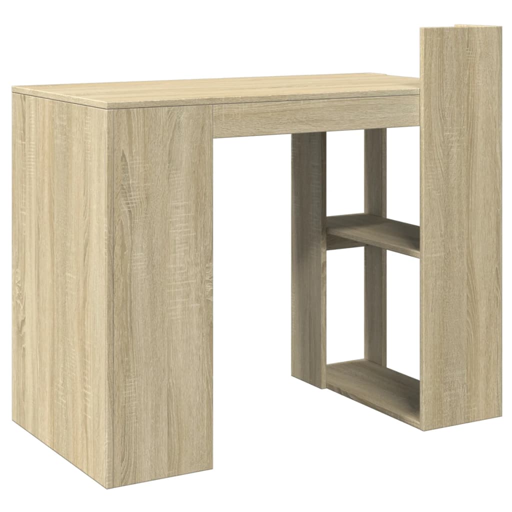 vidaXL Office Desk Sonoma Oak 103.5x56.5x94 cm Engineered Wood