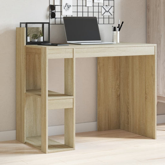 vidaXL Office Desk Sonoma Oak 103.5x56.5x94 cm Engineered Wood