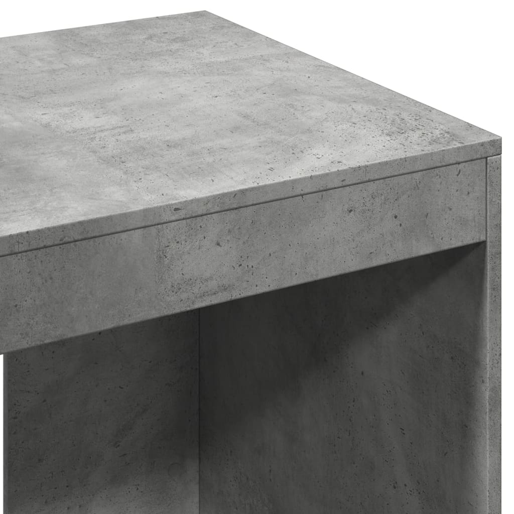 vidaXL Office Desk Concrete Grey 103.5x56.5x94 cm Engineered Wood