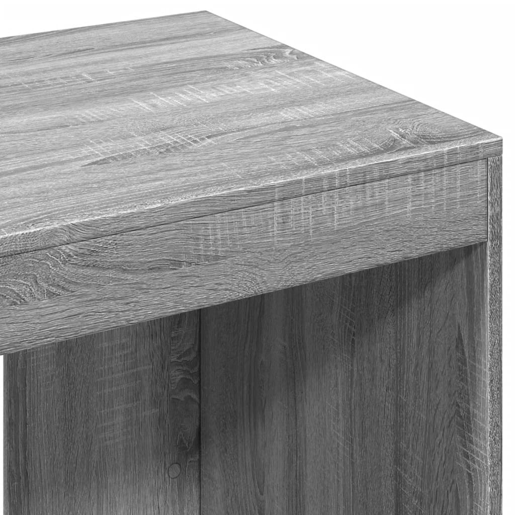 vidaXL Office Desk Grey Sonoma 103.5x56.5x94 cm Engineered Wood