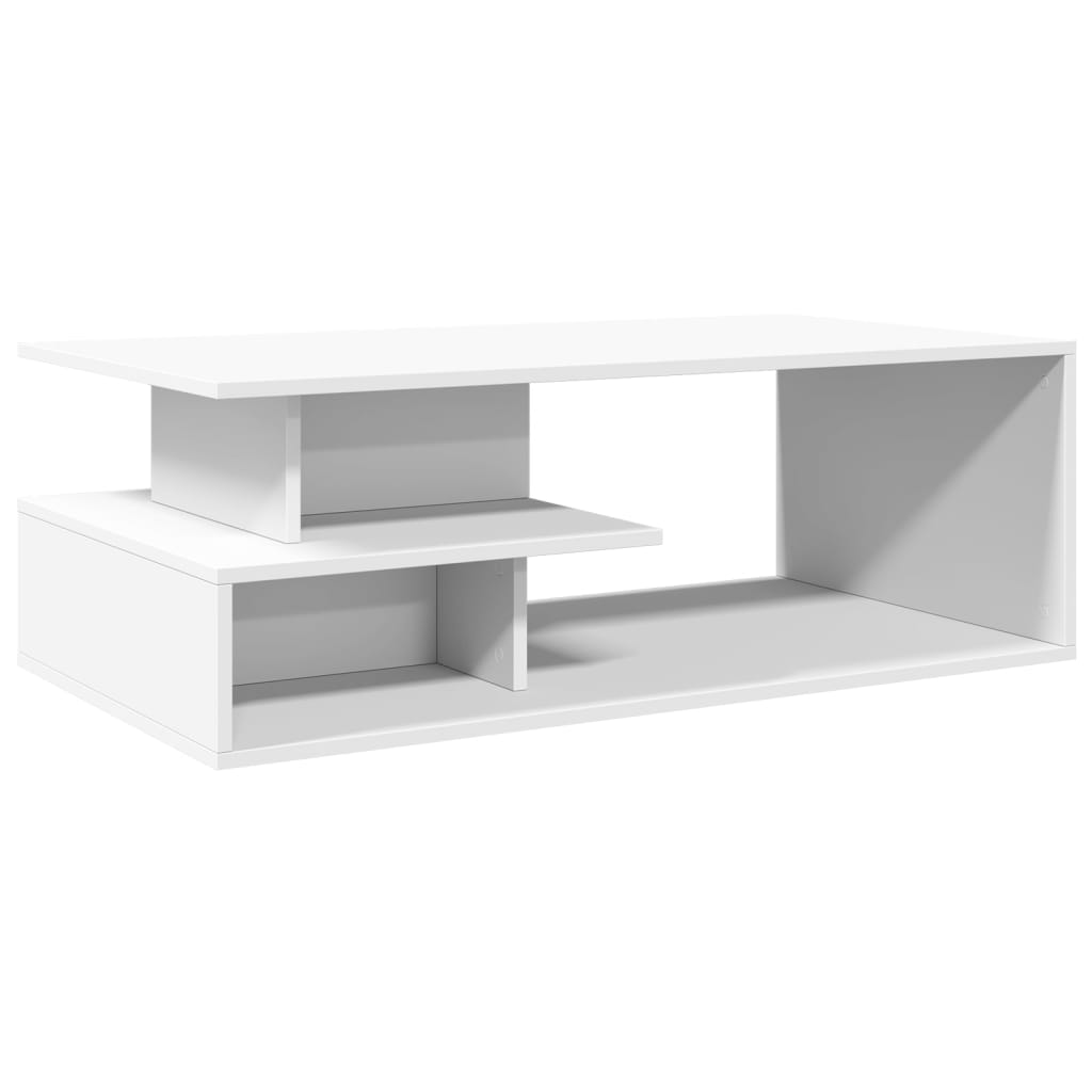Coffee Table White 102x55x35 cm Engineered Wood