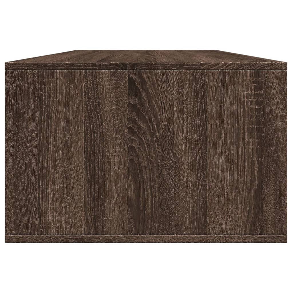 Coffee Table Brown Oak 102x55x35 cm Engineered Wood
