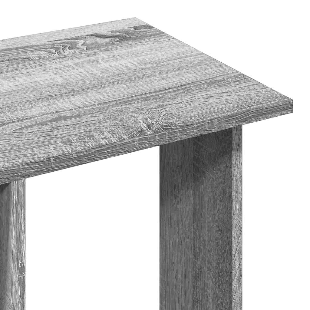 Wardrobe Grey Sonoma with Wheels 102x38x110 cm Engineered Wood