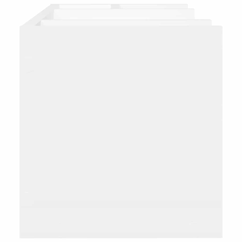 Desk Organiser White 44,5x24x25 cm Engineered Wood