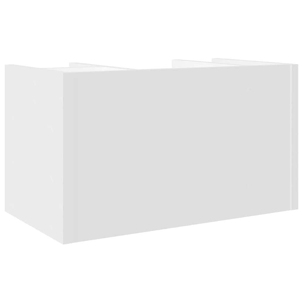 Desk Organiser White 44,5x24x25 cm Engineered Wood