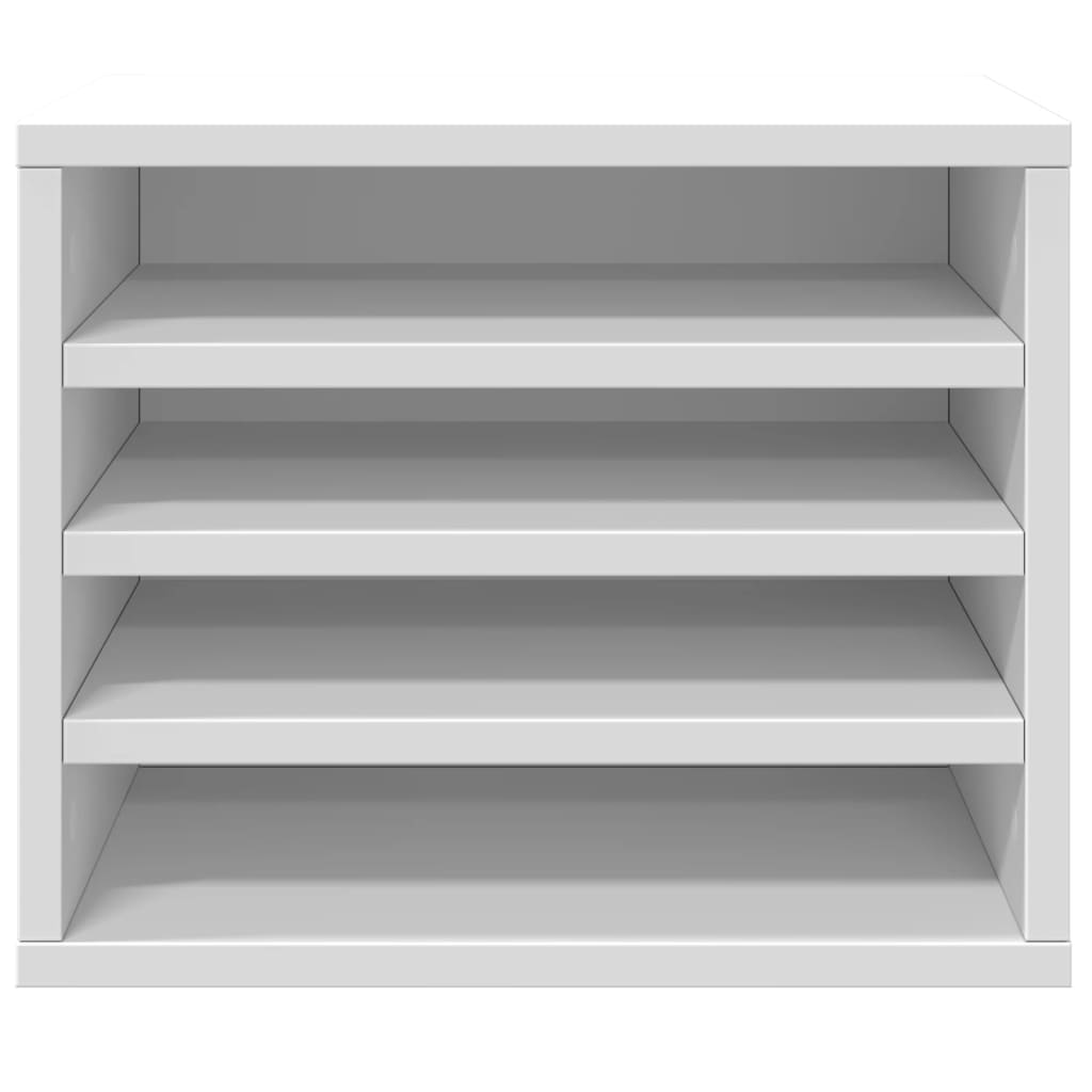 Desk Organiser White 36x26x29,5 cm Engineered Wood