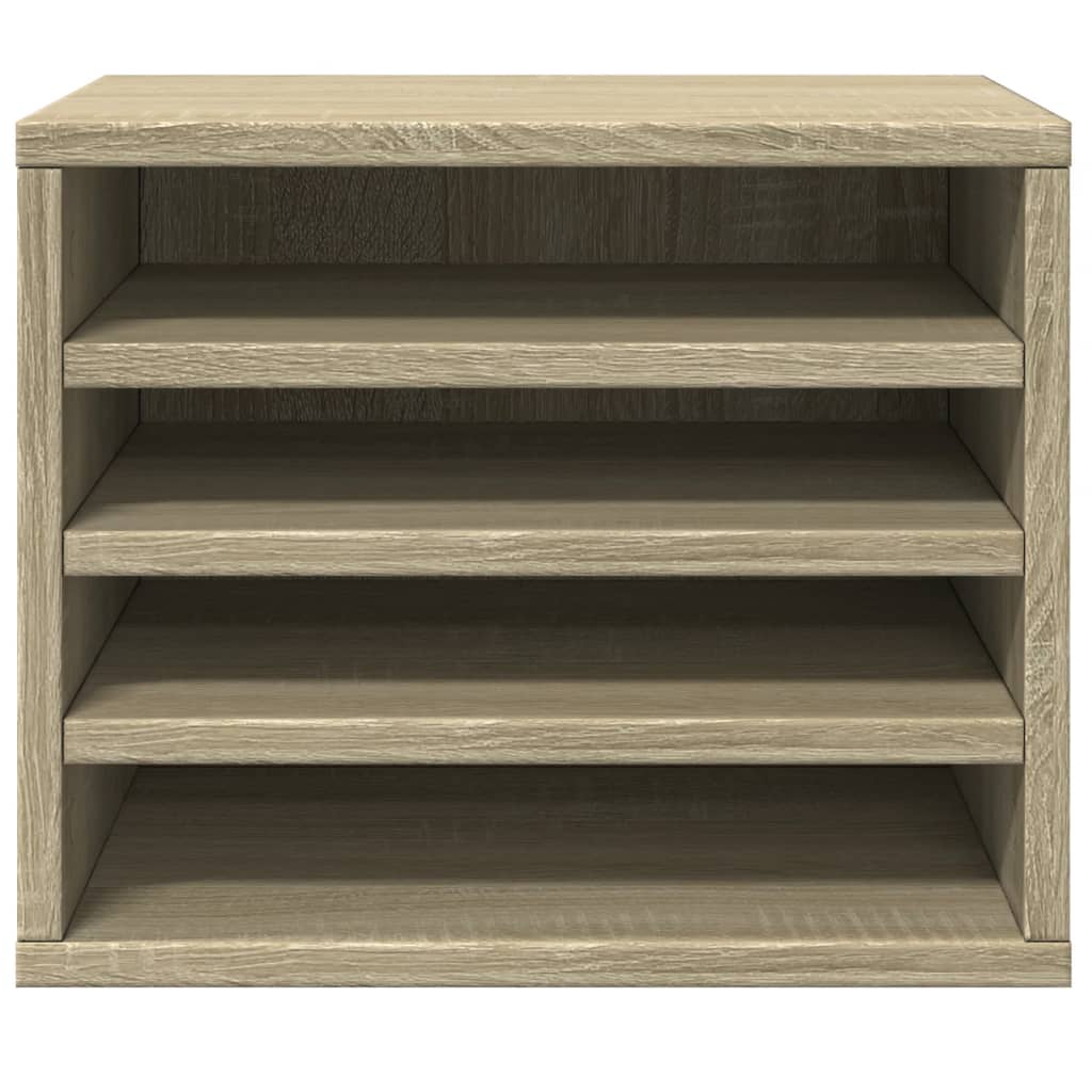 Desk Organiser Sonoma Oak 36x26x29,5 cm Engineered Wood