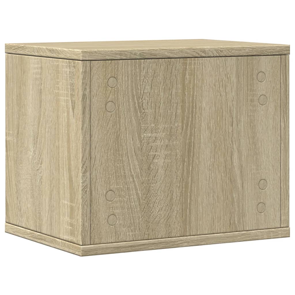 Desk Organiser Sonoma Oak 36x26x29,5 cm Engineered Wood